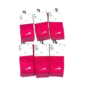 6 Pairs Nike Spark Ankle Lightweight Running Socks Pink Womens 7.5-9 DA3588-667